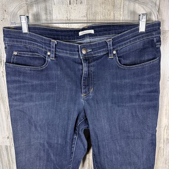 Eileen Fisher Dark Wash Straight Leg Jeans – Size 12 – MSRP $188 - Picture 4 of 8
